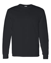 Port & Company® Adult Long Sleeve Core Cotton Tee - Jet Black